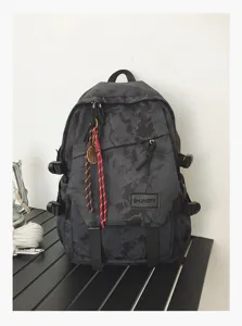 Sac à dos étudiant durable de grande capacité, cartable élégant et décontracté pour usage quotidien.