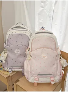 Leuke Koreaanse stijl sterrenprint rugzak voor tieners zoete schooltas en dagelijkse dagrugzak