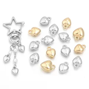 CCB plastique cœur pendentifs et étoile porte-clés DIY bijoux accessoires ensemble.