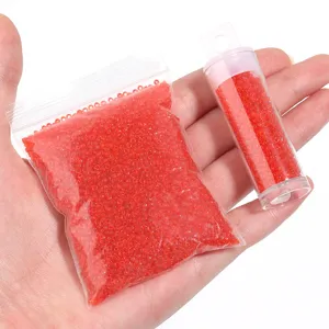 Perles de verre transparentes 2mm perles rondes couleur bonbon fabrication bracelet DIY