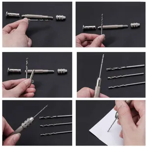 Mini handboor spantang set voor DIY hars kristal epoxy handwerk en precisie boorwerkzaamheden