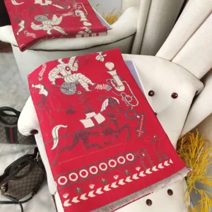 Χειμερινό γυναικείο κασκόλ απομίμησης κασμίρ, ζεστό και κομψό αξεσουάρ για κάθε μέρα.