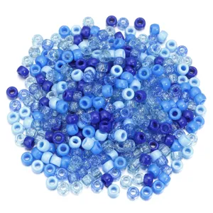 Perles tonneau acrylique grand trou pour creation bijoux bracelet DIY loisirs creatifs