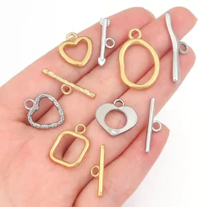 Roestvrijstalen OT sluitingen set voor DIY handgemaakte sieraden ketting armband accessoires.