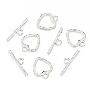 Roestvrij staal hart OT sluiting DIY sieraden bevindingen ketting armband connector