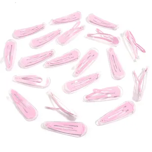 Rosa transparente Kunststoff Clip Haarnadeln, Bonbonfarben Wassertropfen Haarschmuck Damen.