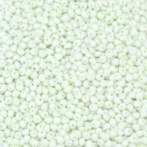 Light green glass drop seed beads 4x5mm bulk for DIY handmade jewelry earrings bracelets