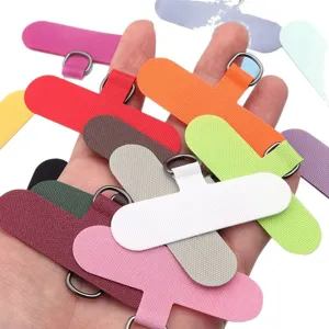 Colorful mobile phone lanyard patch tether tabs universal anti-lost nylon gasket accessories