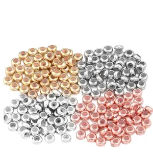Koperen siliconen stopper kralen DIY sieraden losse afstandskralen voor armbanden