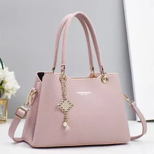 Women Tote Bag Large Capacity PU Leather Casual Handbag Stylish Top Handle Satchel Purse For Daily Work Travel
