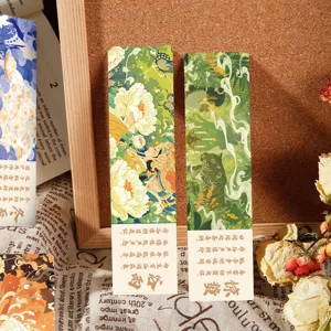 Design De Culture Traditionnelle Chinoise Marque Page En Papier Ensemble De Cartes De Lecture Décoratives Style Vintage Traditionnel