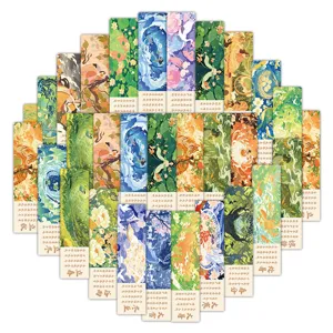 24 pieces ensemble de marque-pages en papier des termes solaires culture et papeterie