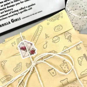 Vintage enveloppe forme rouleau autocollant journal DIY coque téléphone esthétique déco