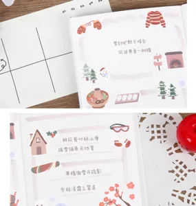 Autocollants de journal d'hiver de style coreen ensemble d'autocollants scrapbooking DIY