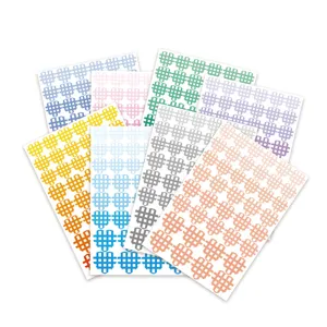 Notas adhesivas de índice de corazones a cuadros pegatinas decorativas 8 hojas pack!