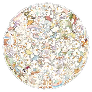 Pack d'autocollants de petite oie mignonne, autocollants décoratifs d'animaux pour carnet téléphone