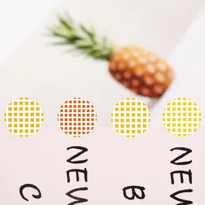 Grid dot sticker set ins style memo index sticker journaling decoration detail close up