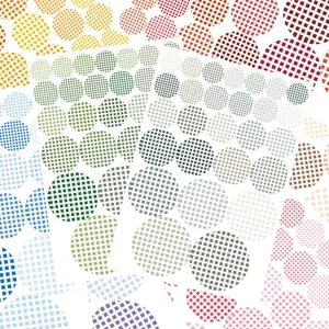 Grid dot label stickers minimalist ins style DIY notebook index decorative set