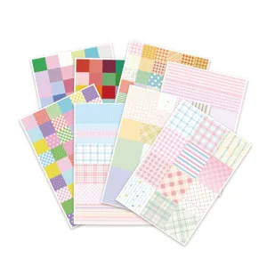 Niedliche koreanische bunte Notiz- und Indexticker Set für Planer, Tagebücher und Notizbücher.