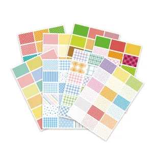 Bunte Index Notizen dekorative Aufkleber für Tagebuch Planer Notizbuch Schreibwaren 8 Blatt