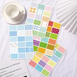 Bunte Notizaufkleber, dekorative Planer Sticker, DIY Klassifizierung Klebeetiketten Set