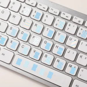 Bunte Register-Haftnotizen für Notizbücher und Planer, dekorative Aufkleber zum Ordnen.