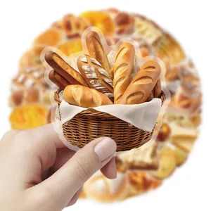 Adesivi impermeabili in PET con cestino di pane per decorare la custodia del telefono.