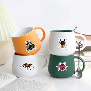 60 pcs autocollants d'insectes étanches, autocollant mignon de araignée pour bagages.