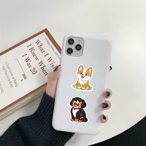 100pcs stickers originaux chien dessin animé, autocollants étanches mignons pour carnet.