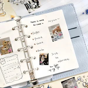 Cute cat stickers pack aesthetic stationery journaling supplies cute pet expressions