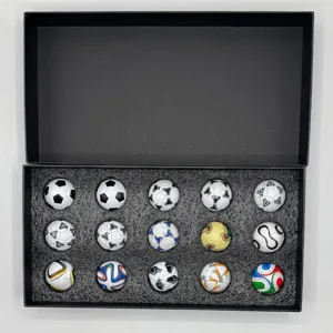 Ensemble de mini ballons de football, 15 pieces de repliques de matchs de coupe du monde.