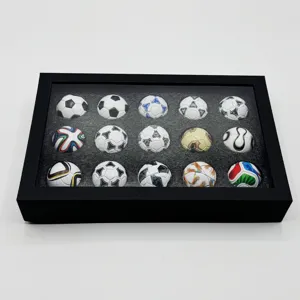 Coffret de mini ballons de foot Coupe du Monde, réplique miniature de collection.