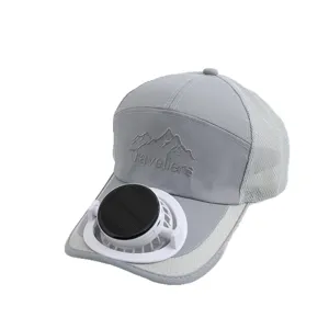 Berretto da baseball estivo con ventilatore solare da esterno cappello sole traspirante