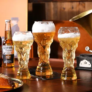 Grosse Weltmeister Pokal Bierglas mit Kapazitaet Glasbecher Bar Party Trinkglas