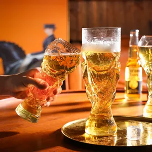 Weltcup Trophaeen Bierglas Transparent Grosse Kapazitaet Glas Pokal Fuer Bar Party