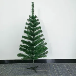 Artificial Christmas tree green PVC flame retardant holiday home decor main image product.