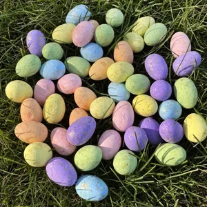 Bunte Ostereier bunte Mini Vogel Eier Pastell Deko für Frühlingsfeier Kinder Geschenk Party