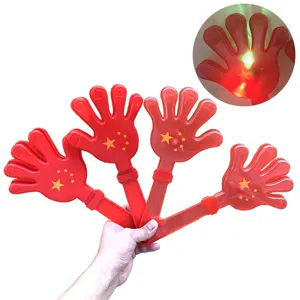 28cm LED Leuchtend Rote Handklatsche Lärmmacher Party Requisiten Anfeuern Spielzeug