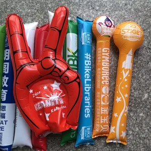 Inflatable cheering sticks custom printed promotional cheering props for sports events and parties