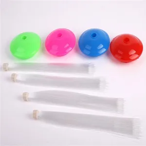 Colorful fiber optic light toy parts, sparkling luminous flashing novelty toys for kids.