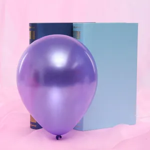 10 inch pearlescent purple round balloon thick latex balloon for wedding party decoration
