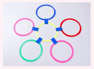 Anelli per campana in plastica colorata per allenamento sensoriale bambini gioco divertente