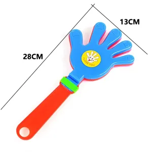 Plastik Handklatsche Spielzeug bunte Handklatsche Party Krachmacher 28cm rot blau groß