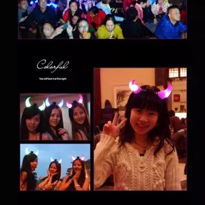 LED glowing devil horn headband for party night events and festival kids toy accessories
