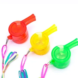LED flashing glowing whistle colorful toy for party bar atmosphere and cheering supplies