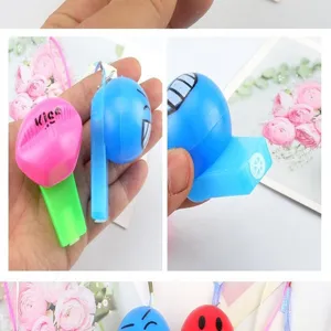 Luminous flashing whistle toy party cheering supplies glowing whistle for bar events.