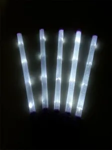 Varitas luminosas LED para conciertos, bastones parpadeantes de plástico para fiestas.