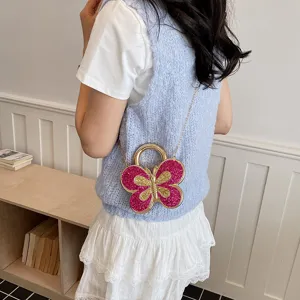 Stylish glitter butterfly crossbody bag for women, trendy chic shoulder handbag for spring.
