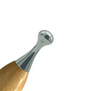 Stainless steel facial scraping massage tool, portable gua sha stick for eye and face.