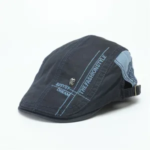 Herren Mode Schiebermütze Frühling Herbst lässige Retro Baretthut Outdoor Sonnenhut Malerhut